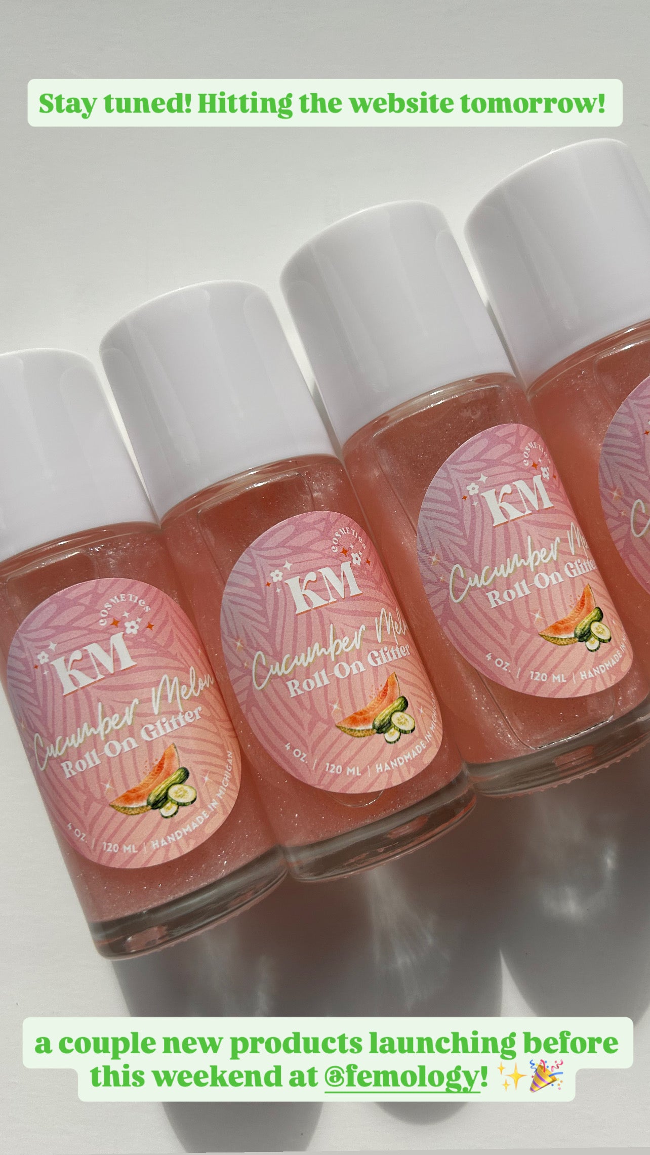 Cucumber Melon Roll-On Glitter