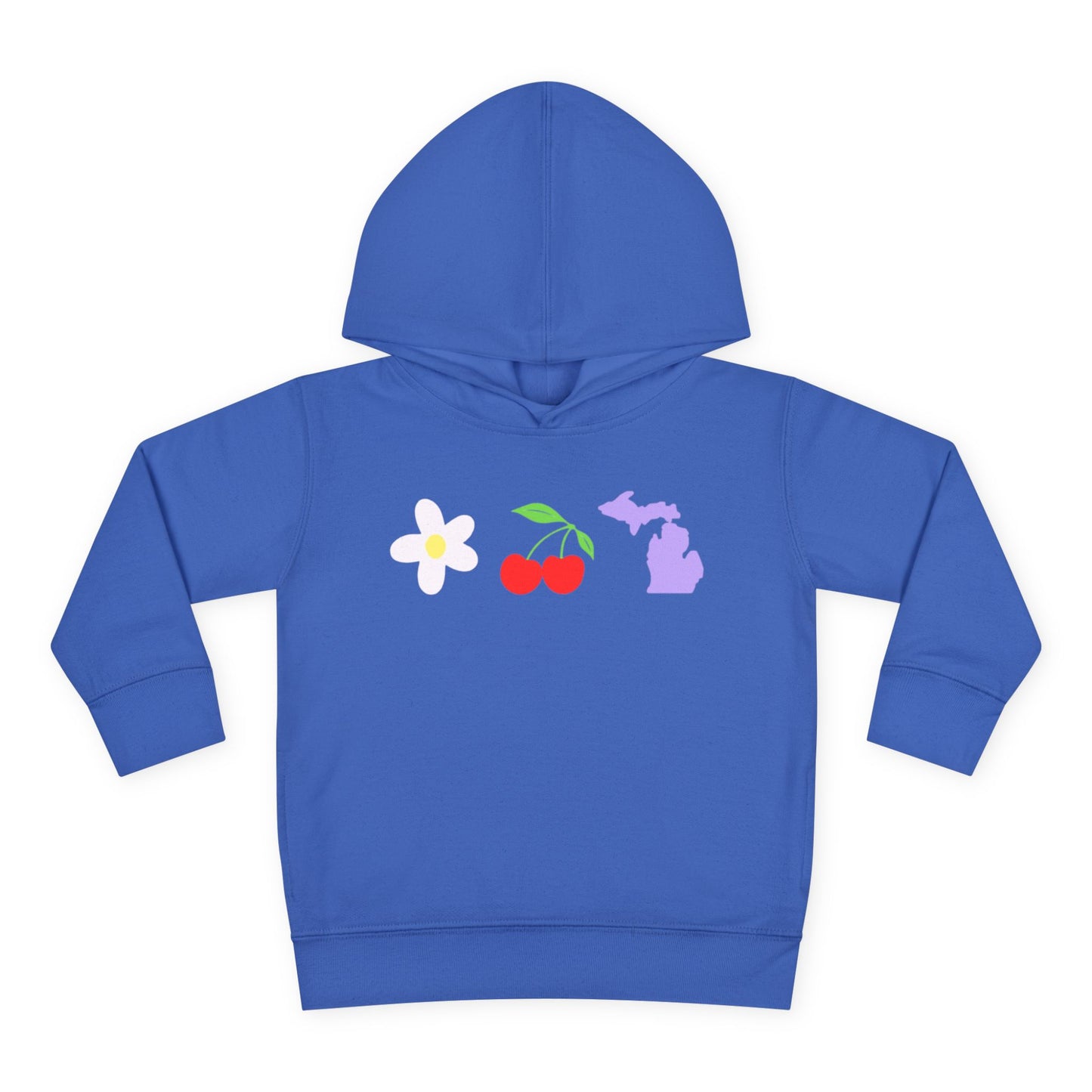 Toddler Cherry Floral Michigan Hoodie