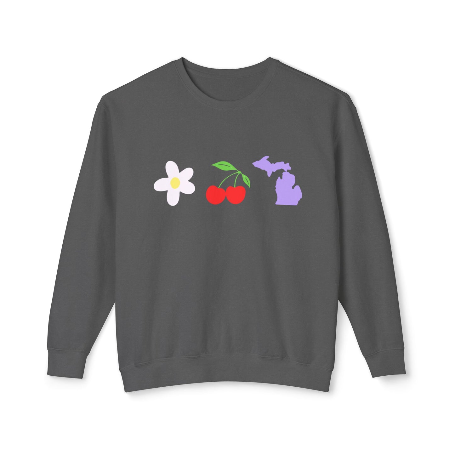 Women's Cherry Floral Crewneck