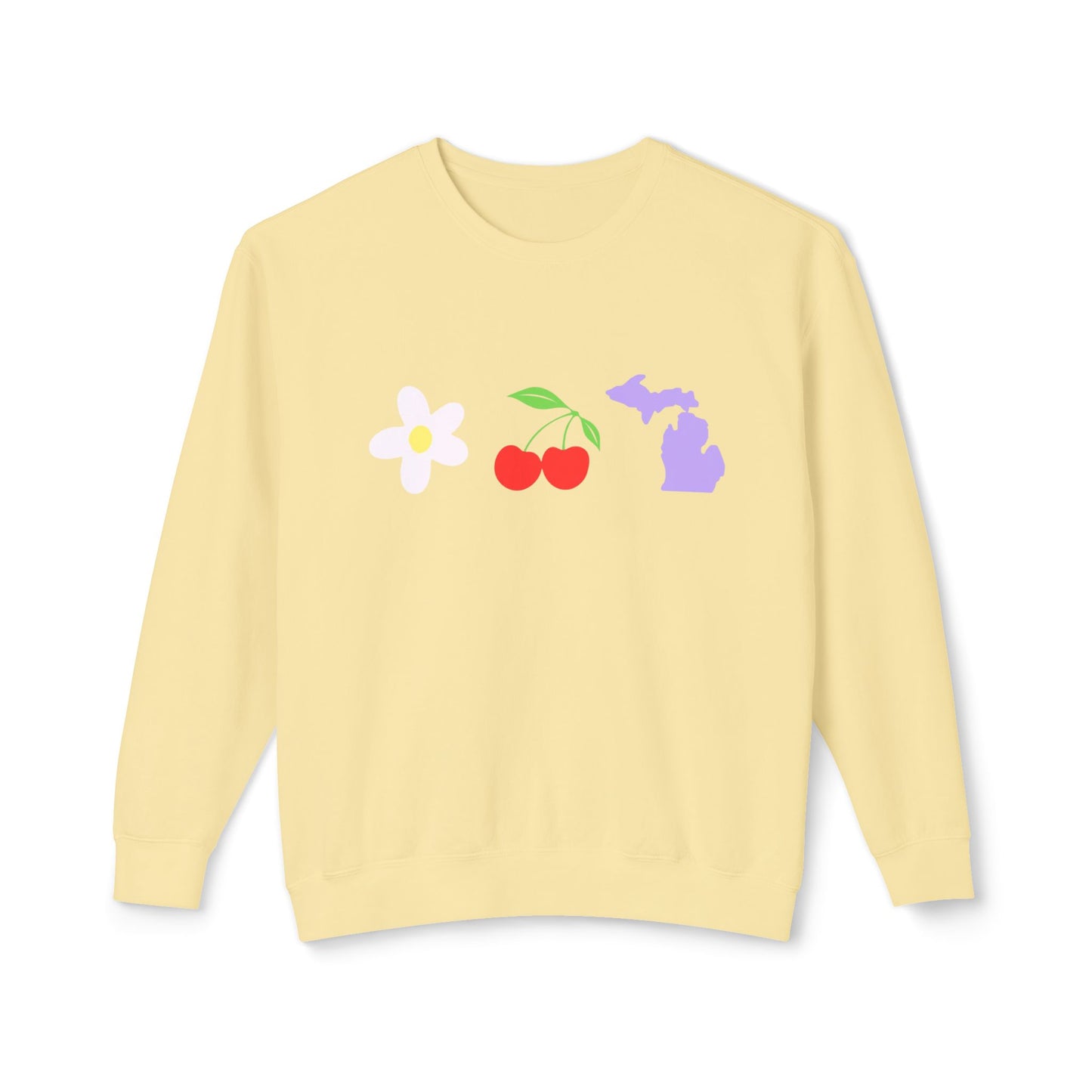 Women's Cherry Floral Crewneck