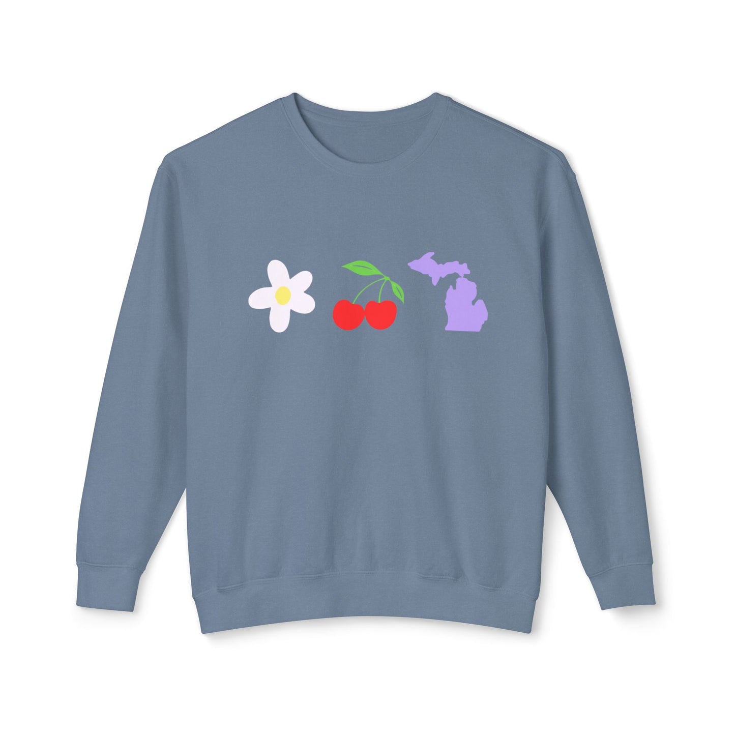 Women's Cherry Floral Crewneck