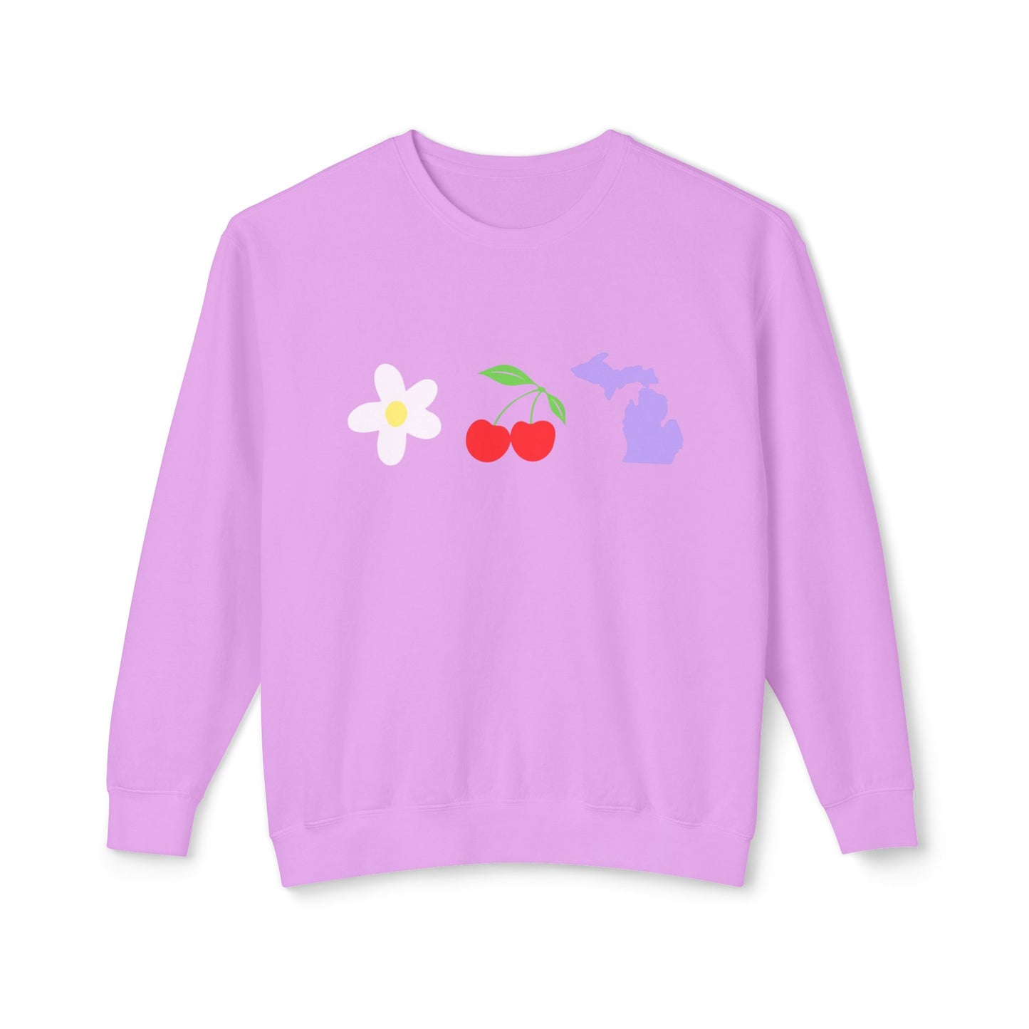 Women's Cherry Floral Crewneck