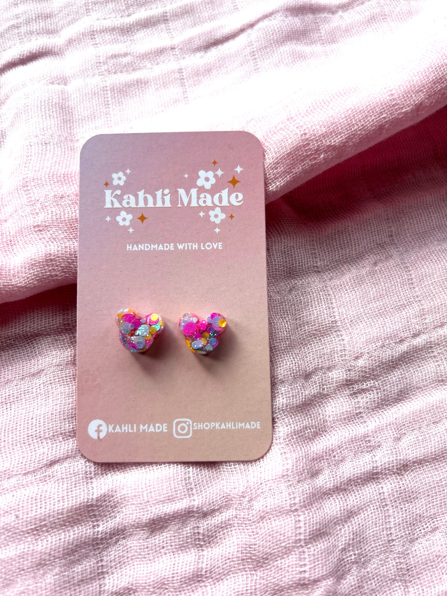 Mickey Head Studs