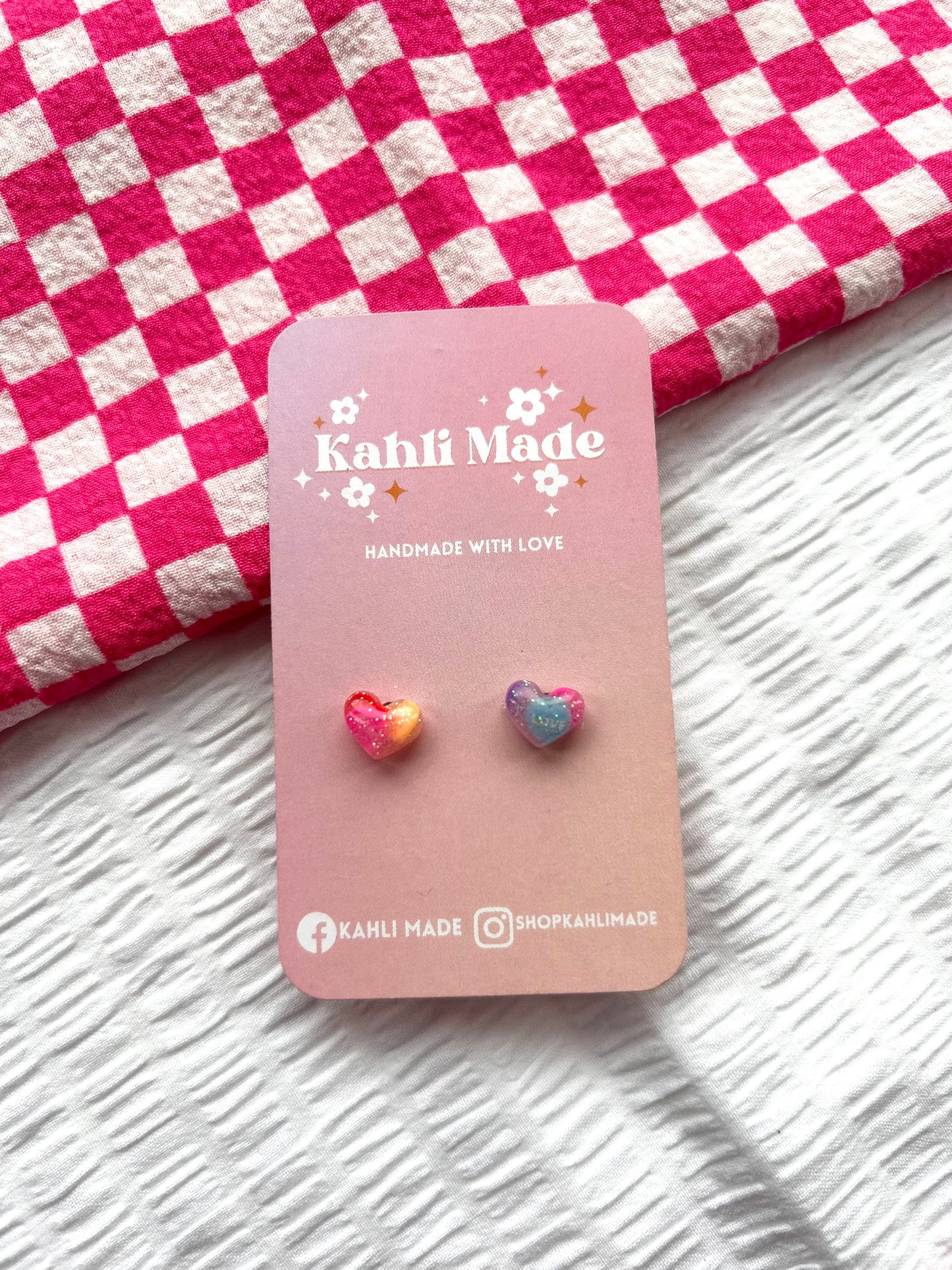 Conversation Heart Studs