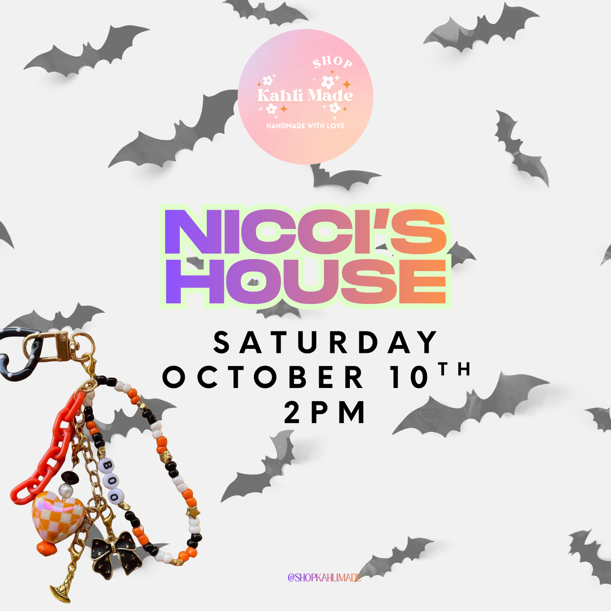 Nicci's Boo Bag Charm Bar