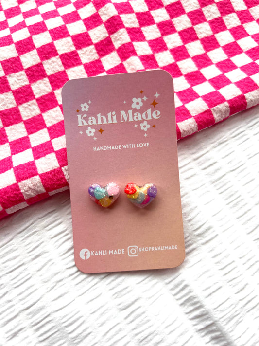 Conversation Heart Studs