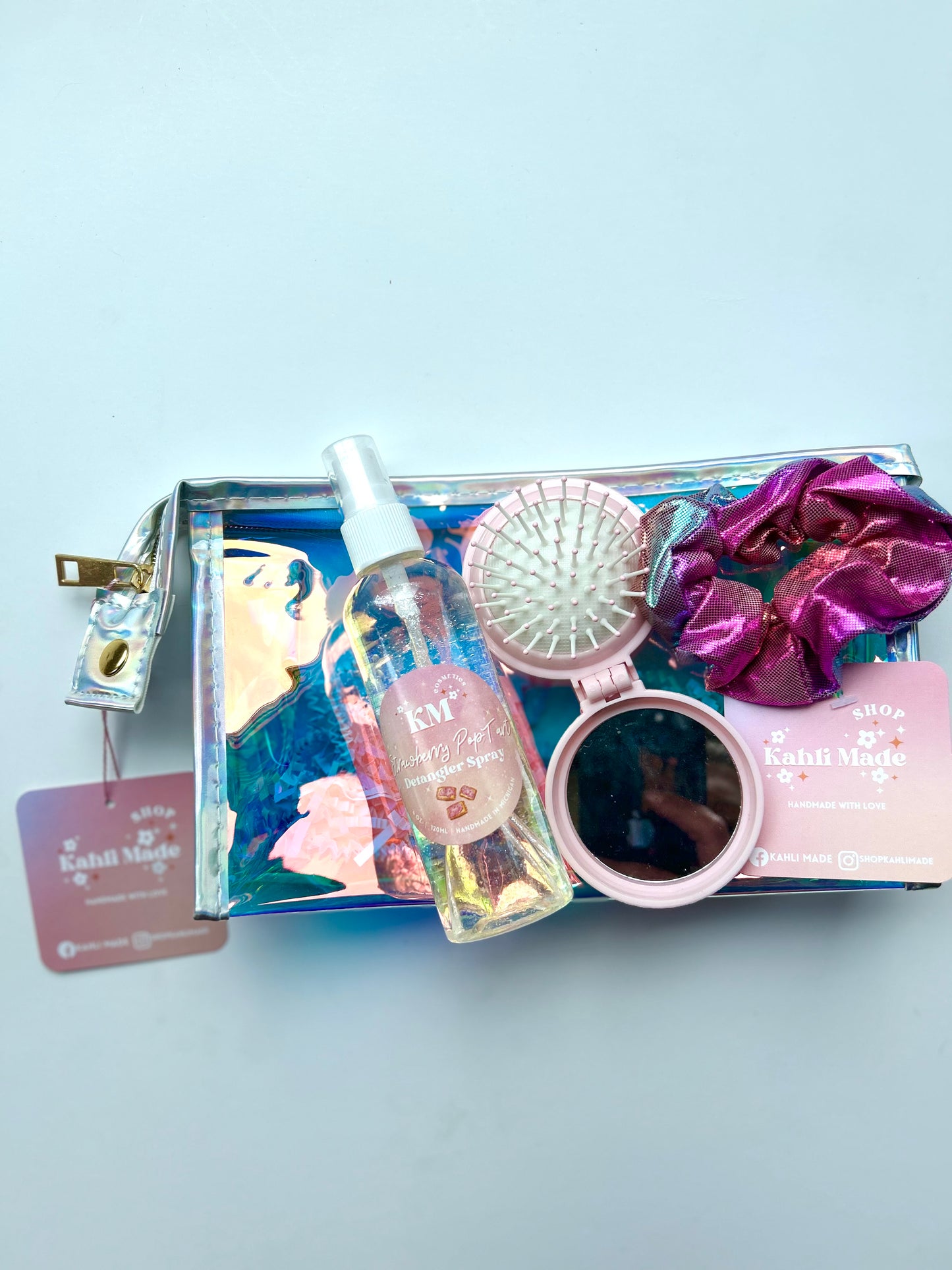 Strawberry Pop Tart Detangler Set