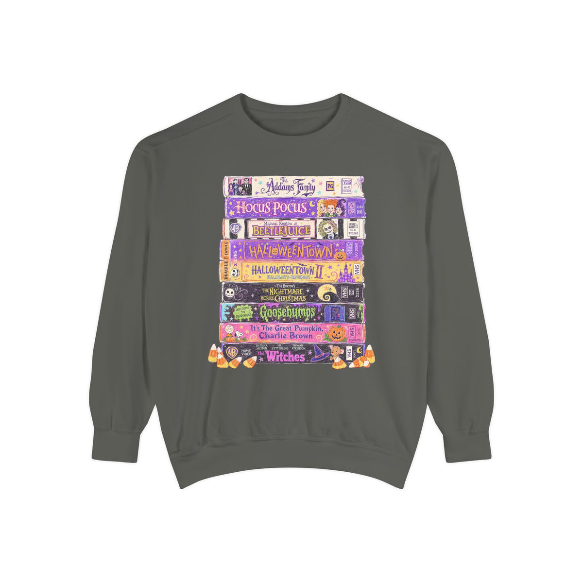 KM Nostalgic Halloween VHS Crewneck