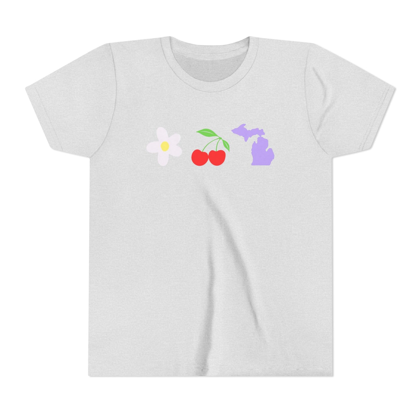 Youth Cherry Flower Michigan T
