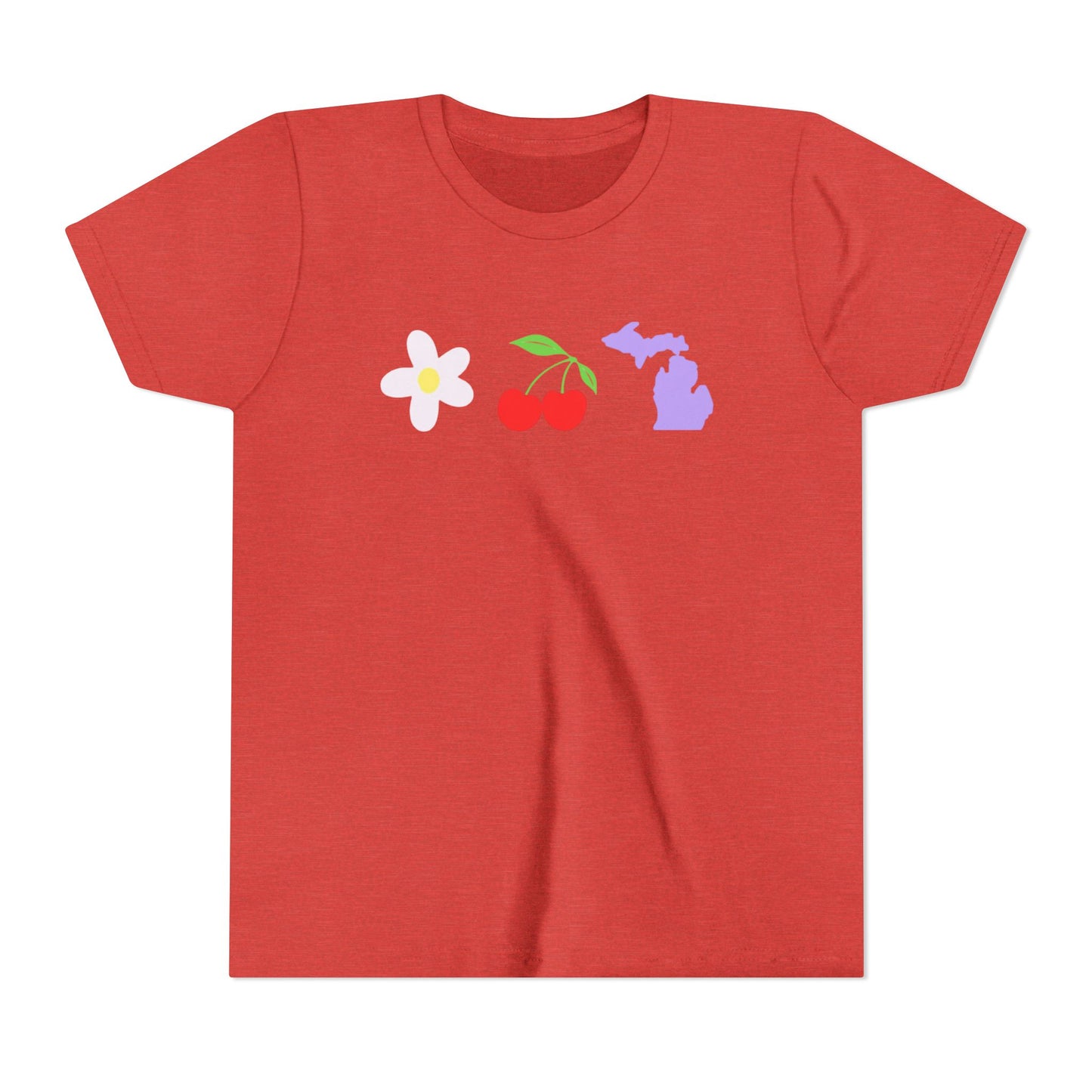 Youth Cherry Flower Michigan T