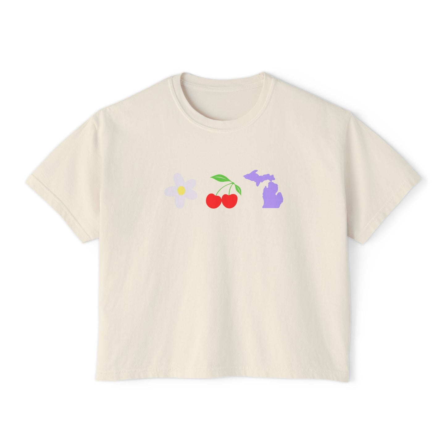 Mama Floral Cherry Michigan T