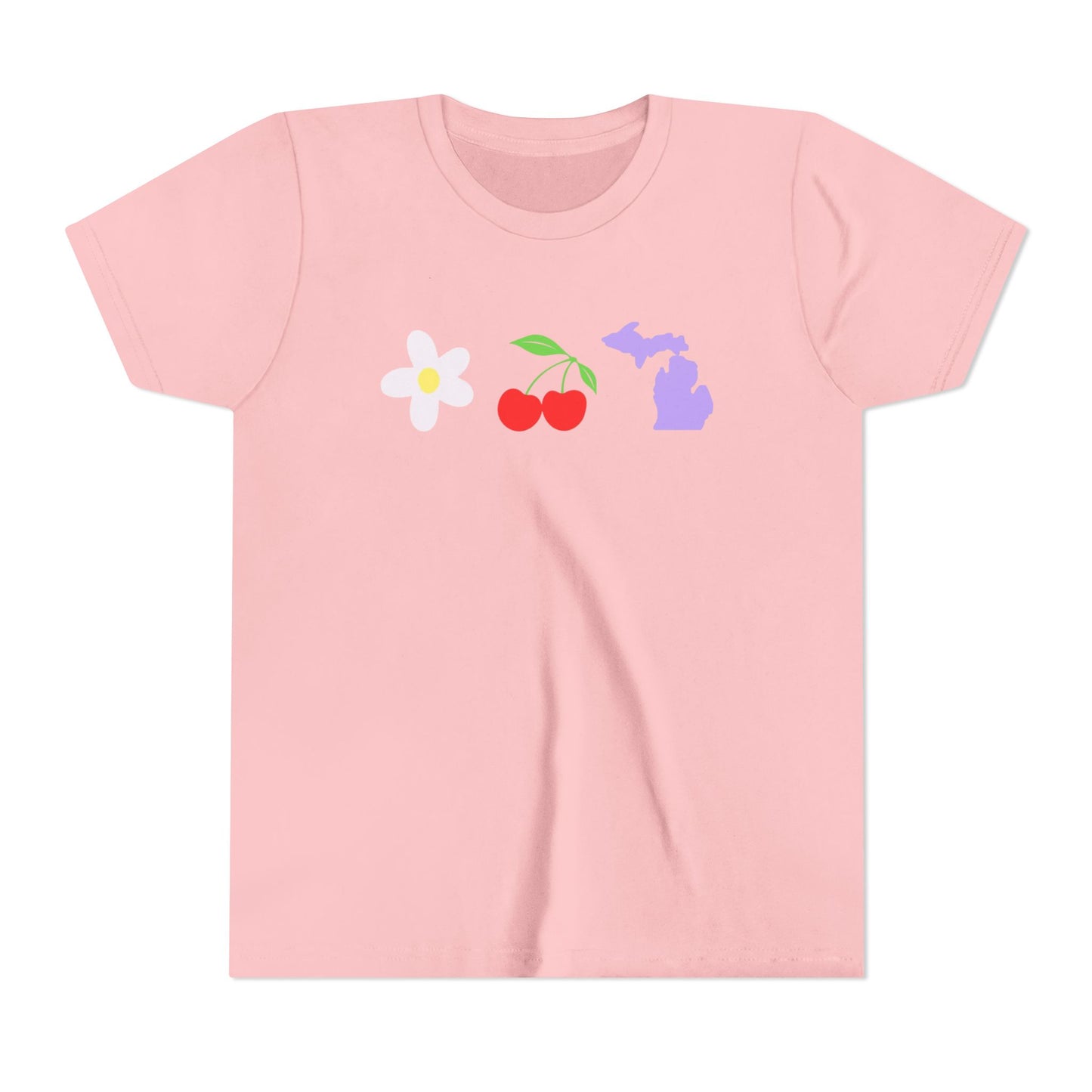 Youth Cherry Flower Michigan T