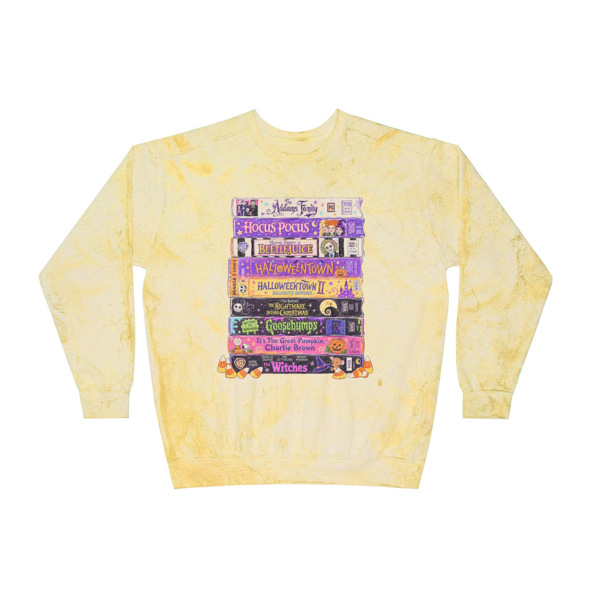 KM Nostalgic Halloween VHS Crewneck
