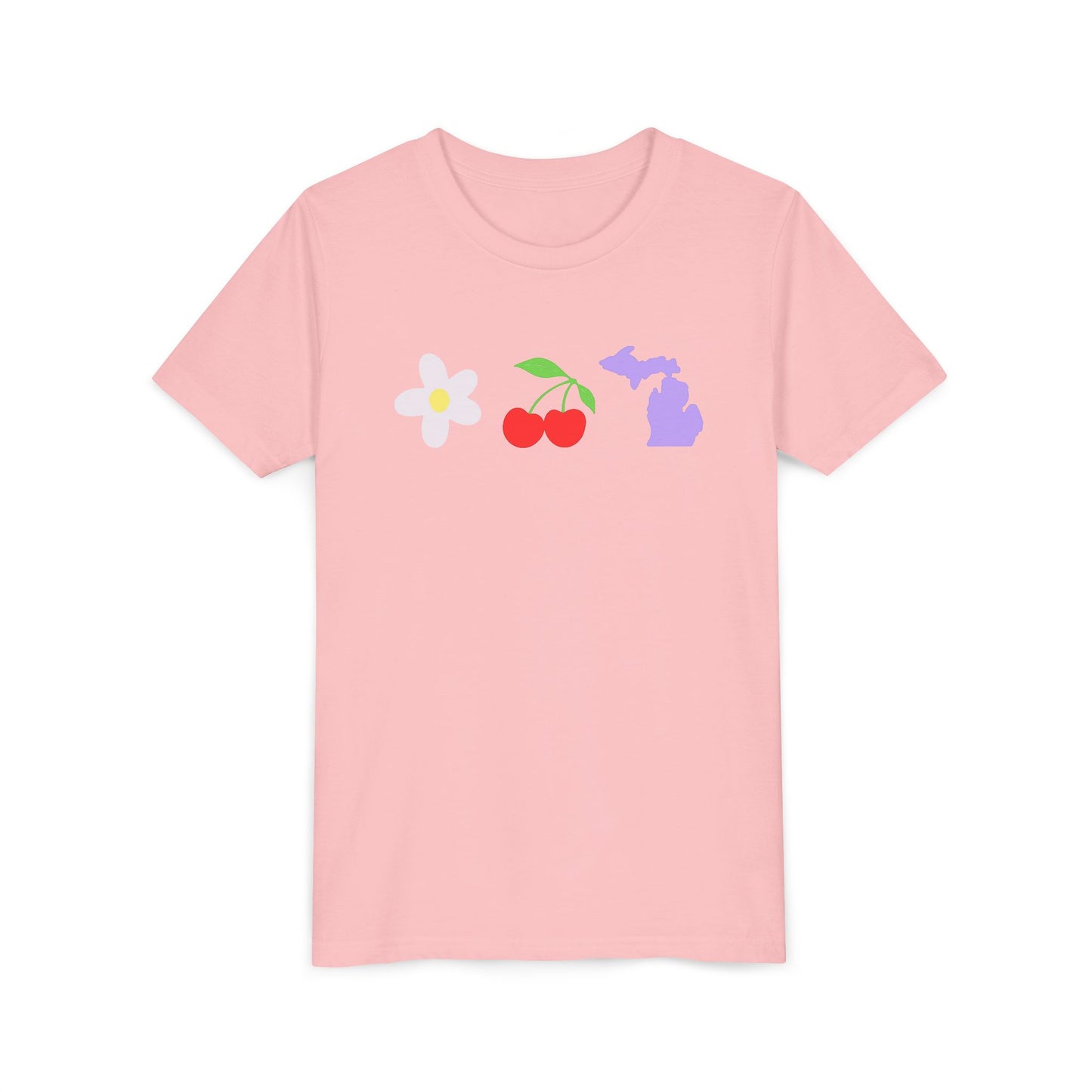 Youth Cherry Flower Michigan T
