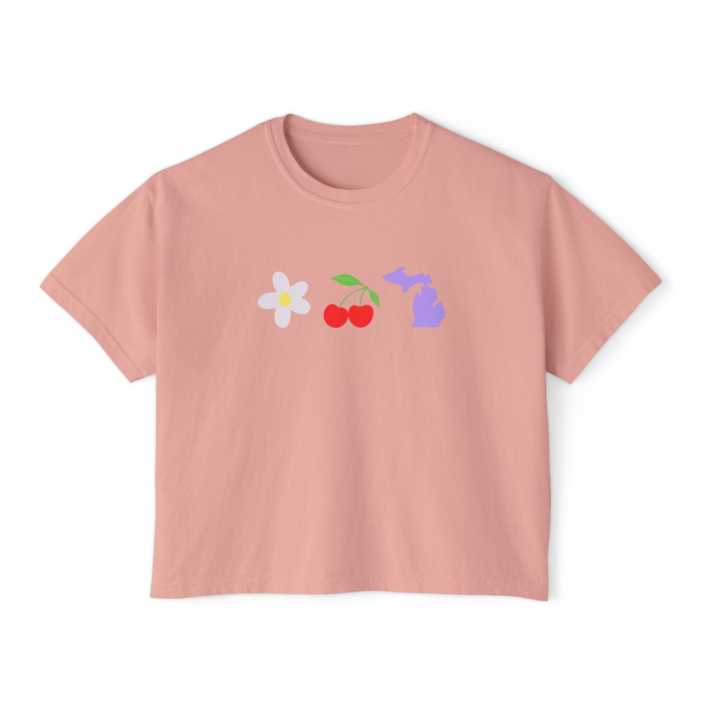 Mama Floral Cherry Michigan T