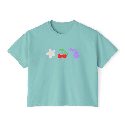 Mama Floral Cherry Michigan T