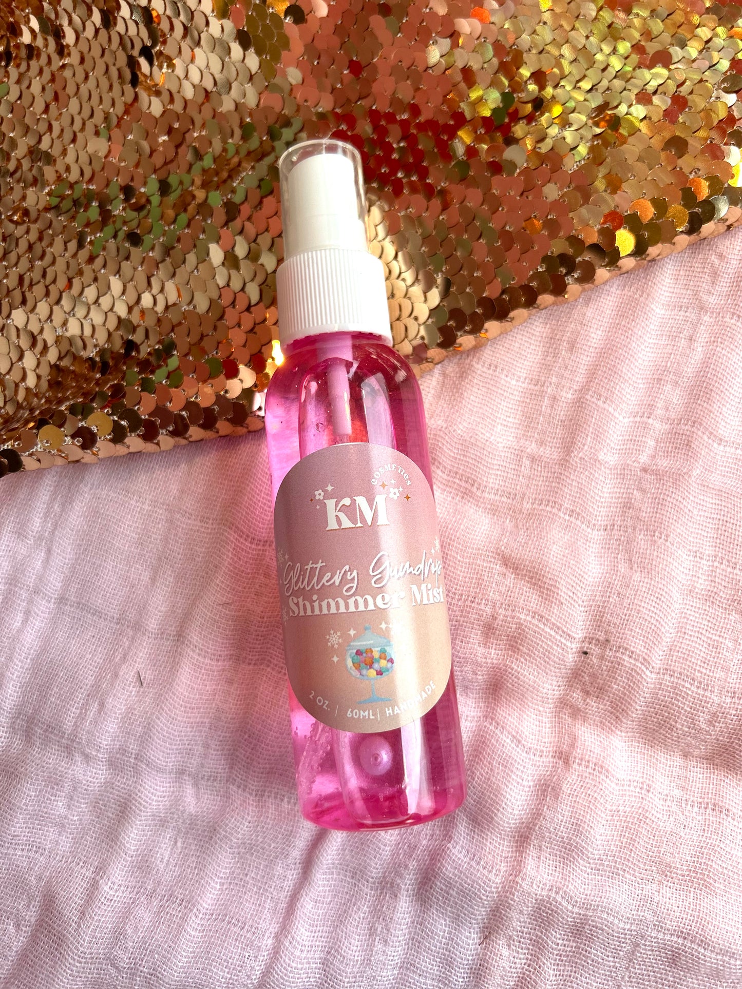 Glittery Gumdrop Shimmer Spray