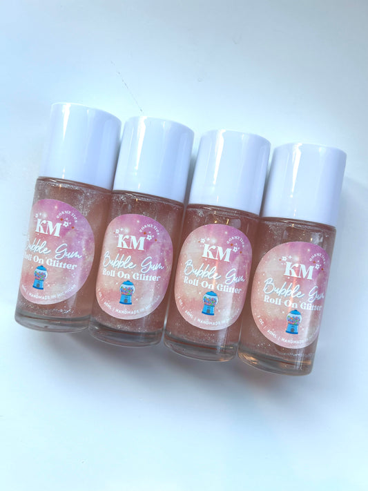 Bubble Gum Roll-On Glitter