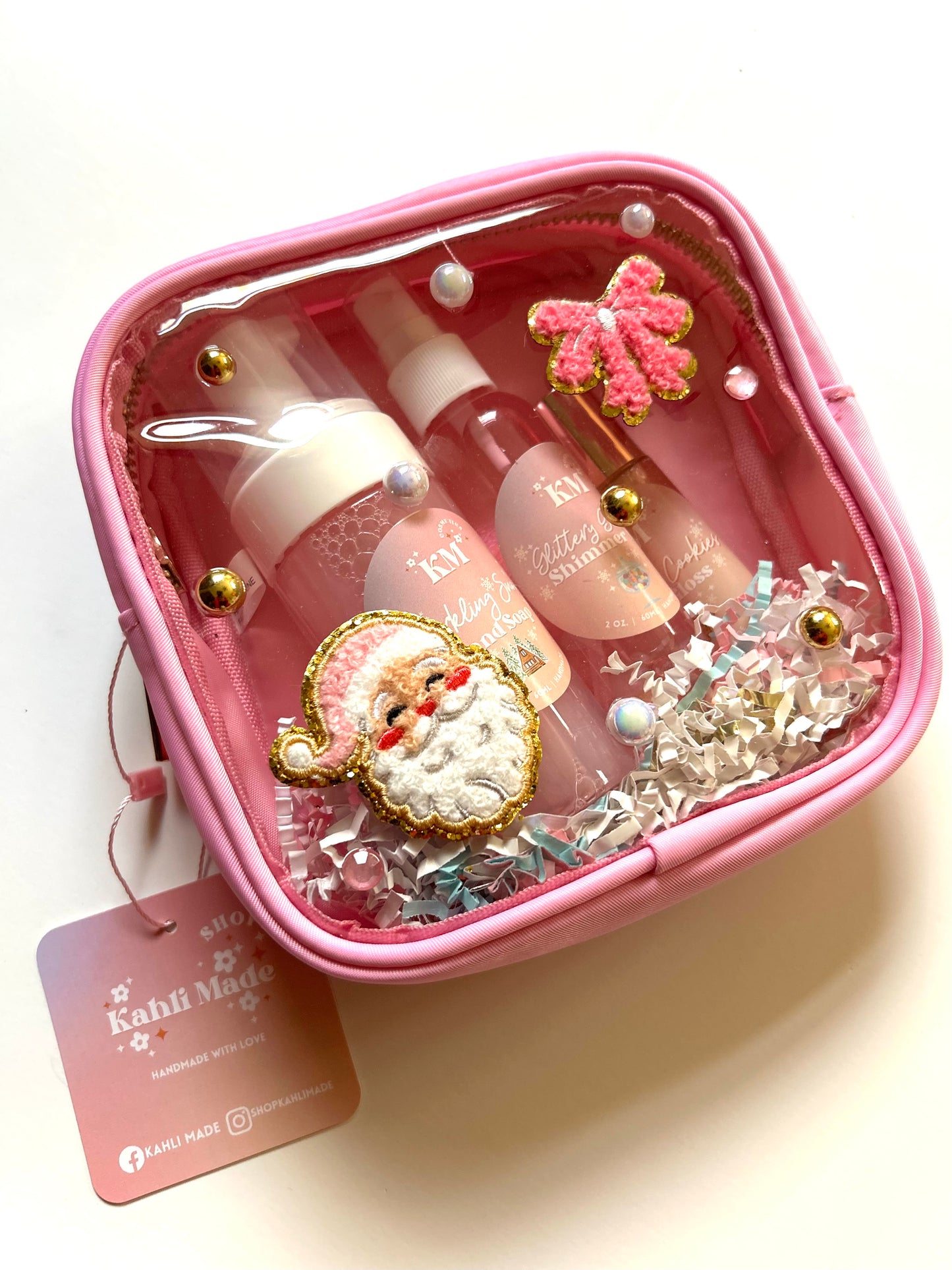 Pink Santa Cosmetics Set