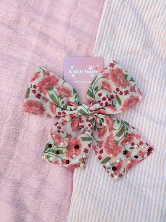 Floral Fall Bow