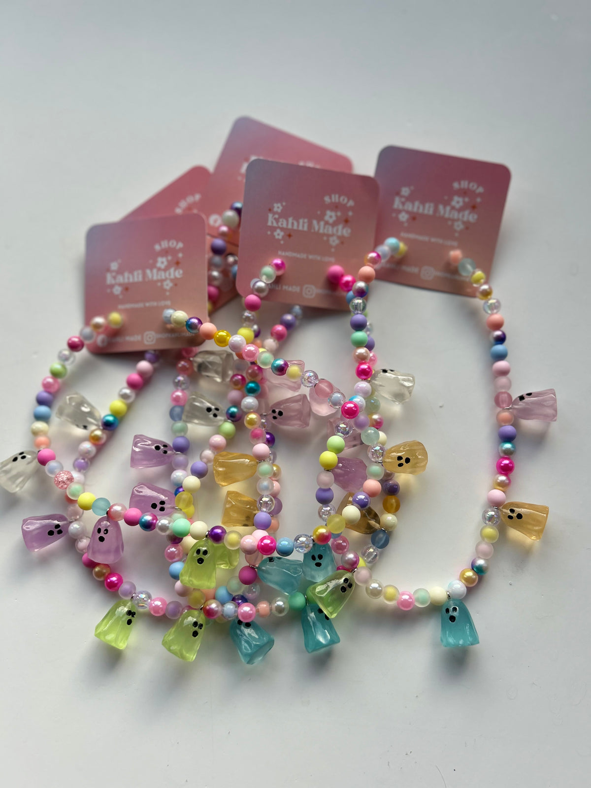 Glow in the Dark Ghost Charm Necklace
