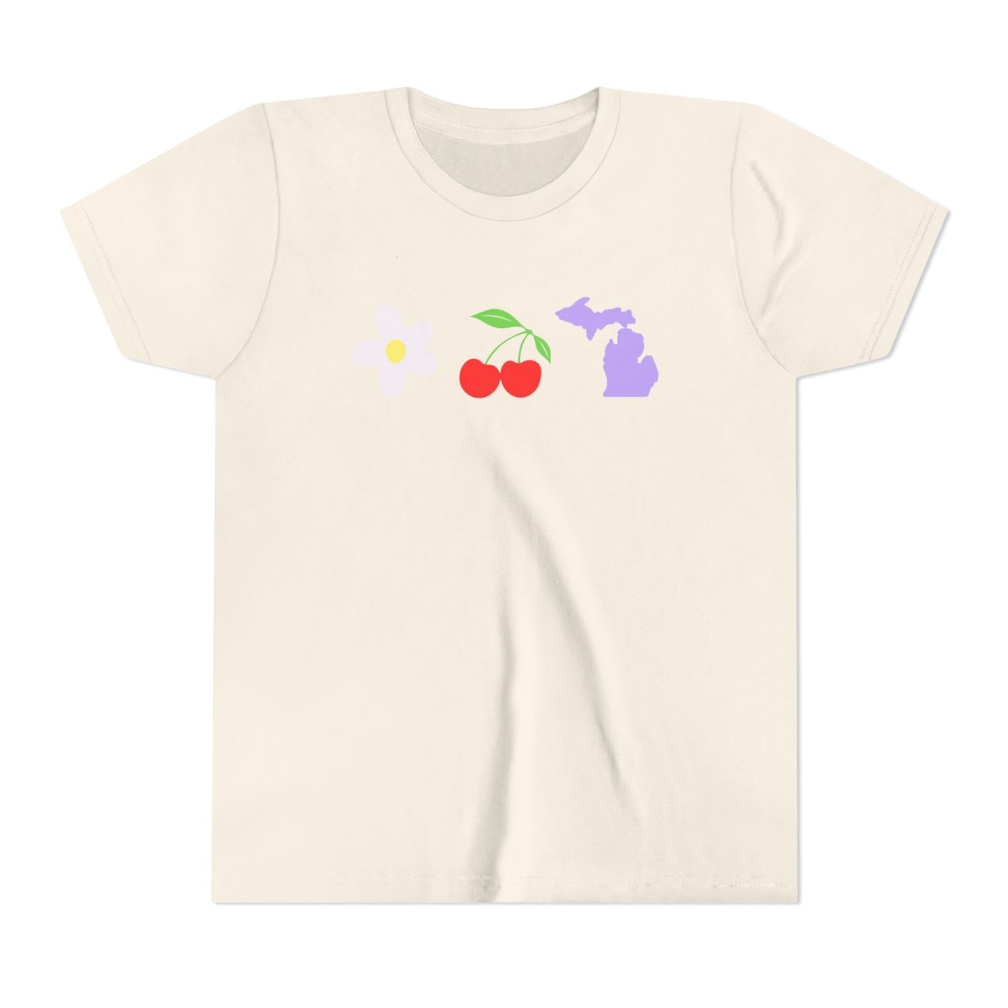 Youth Cherry Flower Michigan T