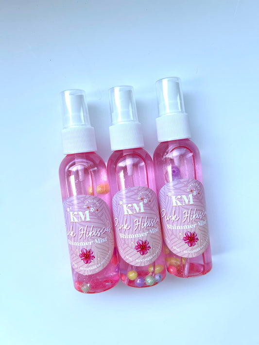 Pink Hibiscus Shimmer Mist