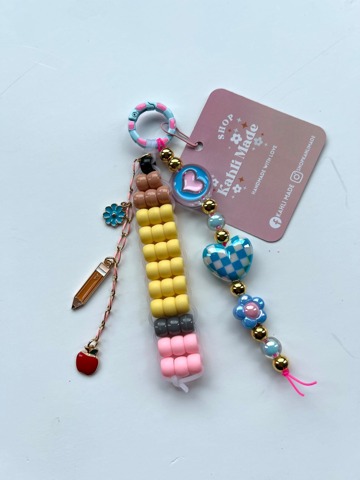 Pencil Bag Charm Trio