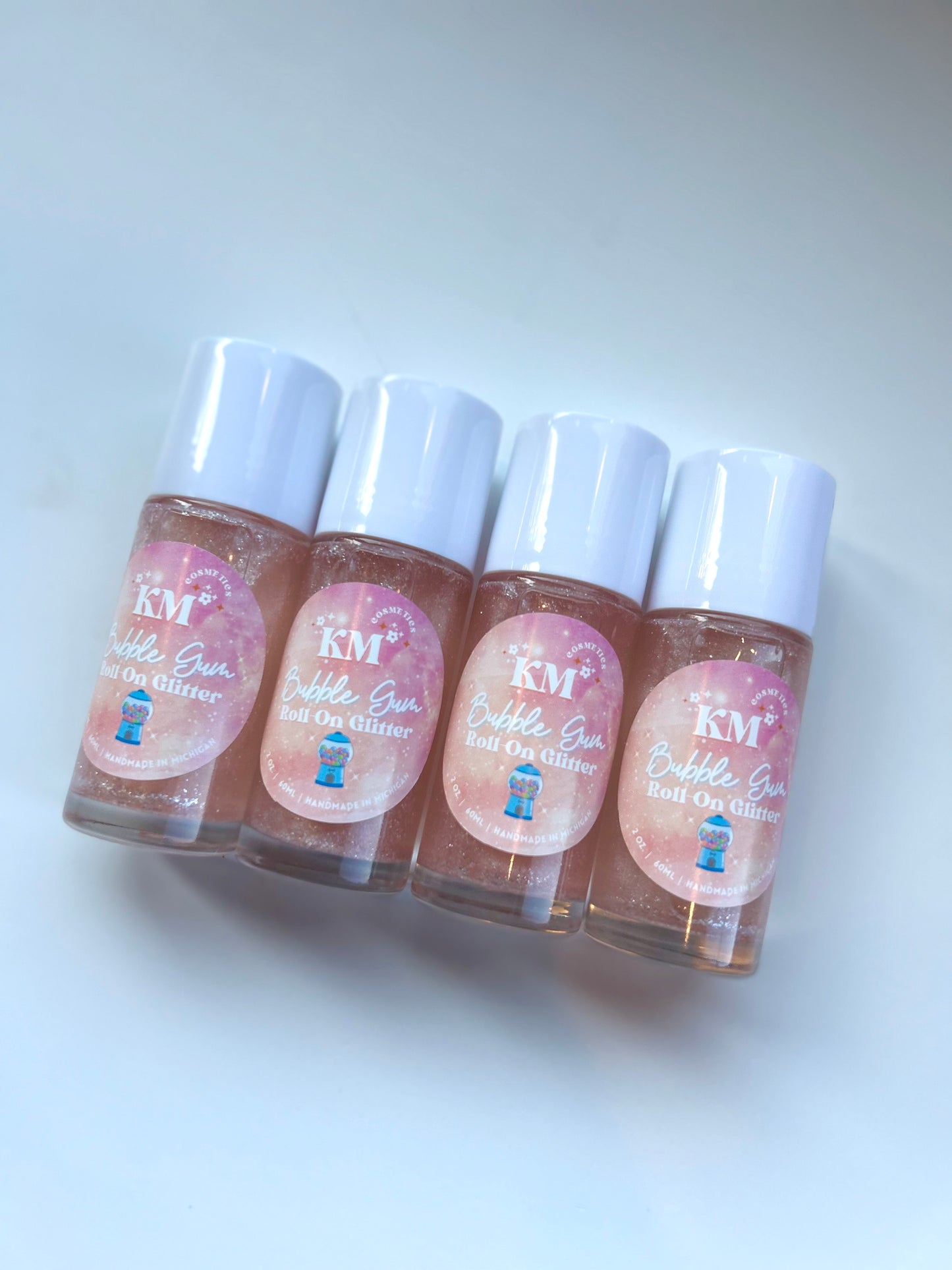 Bubble Gum Roll-On Glitter