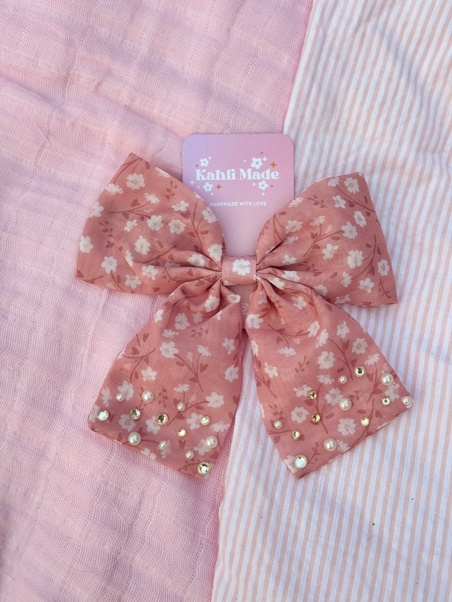 Floral Fall Bow