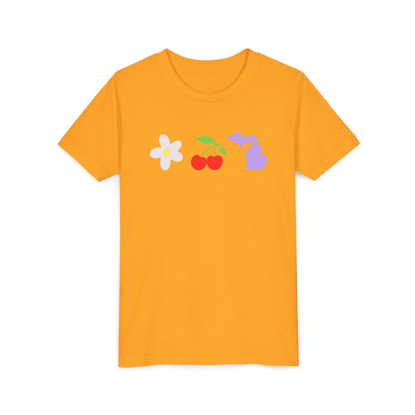 Youth Cherry Flower Michigan T