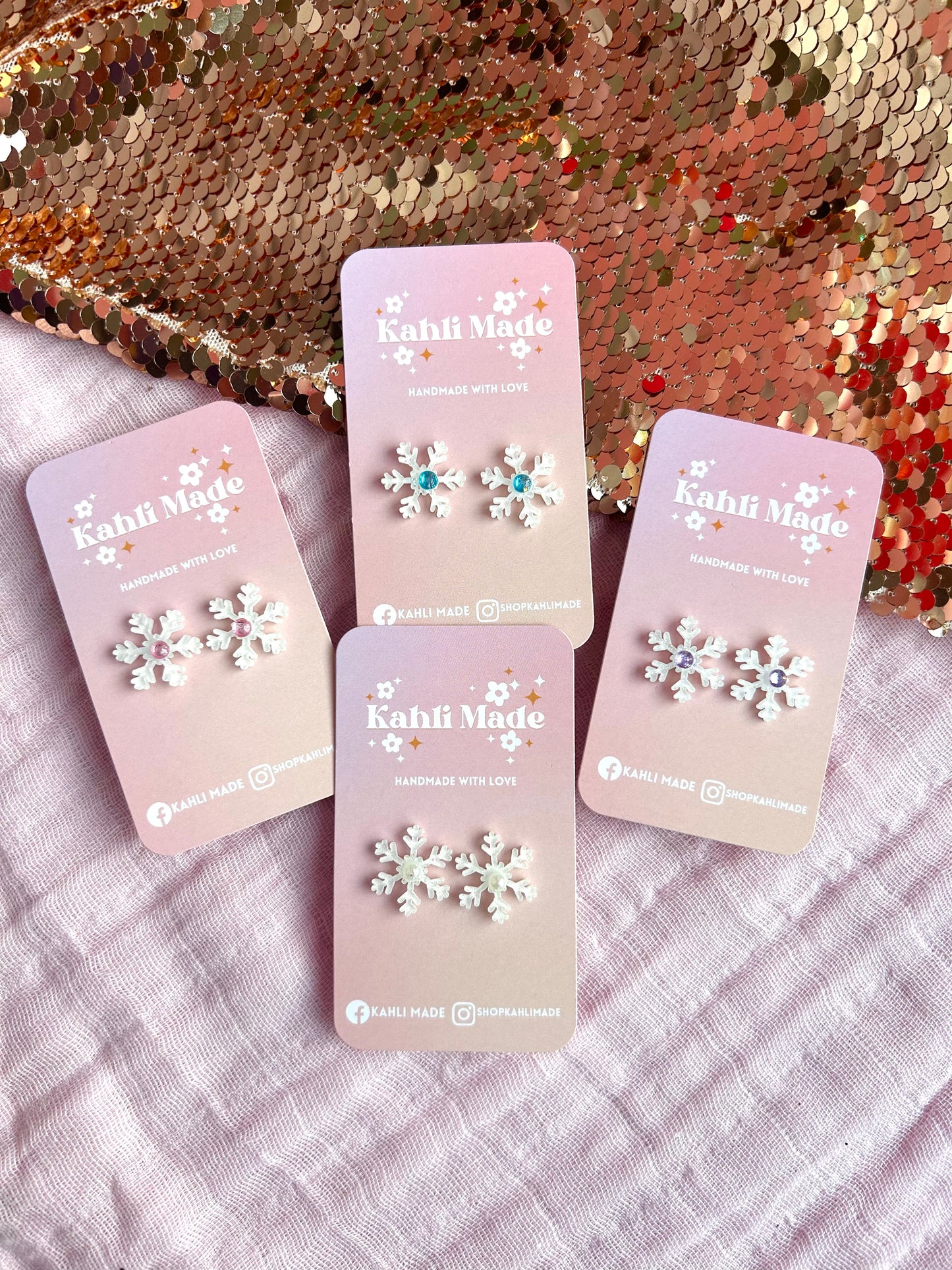 Snowflake Studs