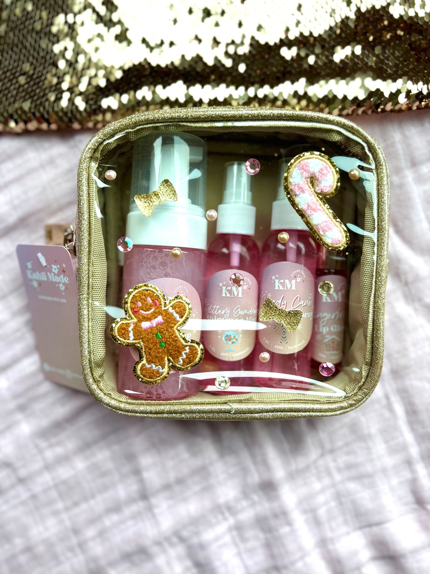 Holiday Cosmetic Gift Pouch