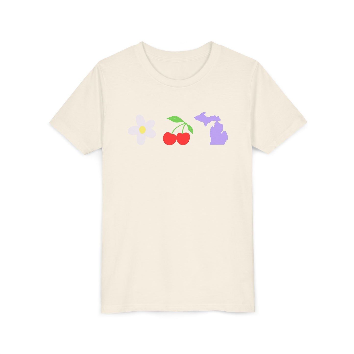 Youth Cherry Flower Michigan T