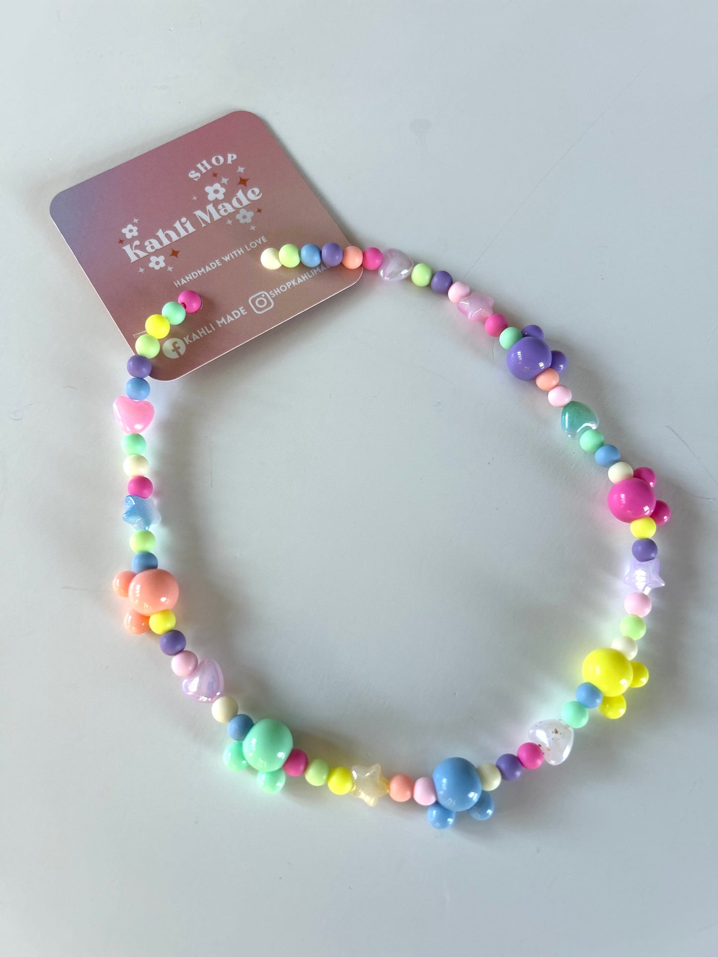 Magical Mouse Head Bubble Bead Necklace