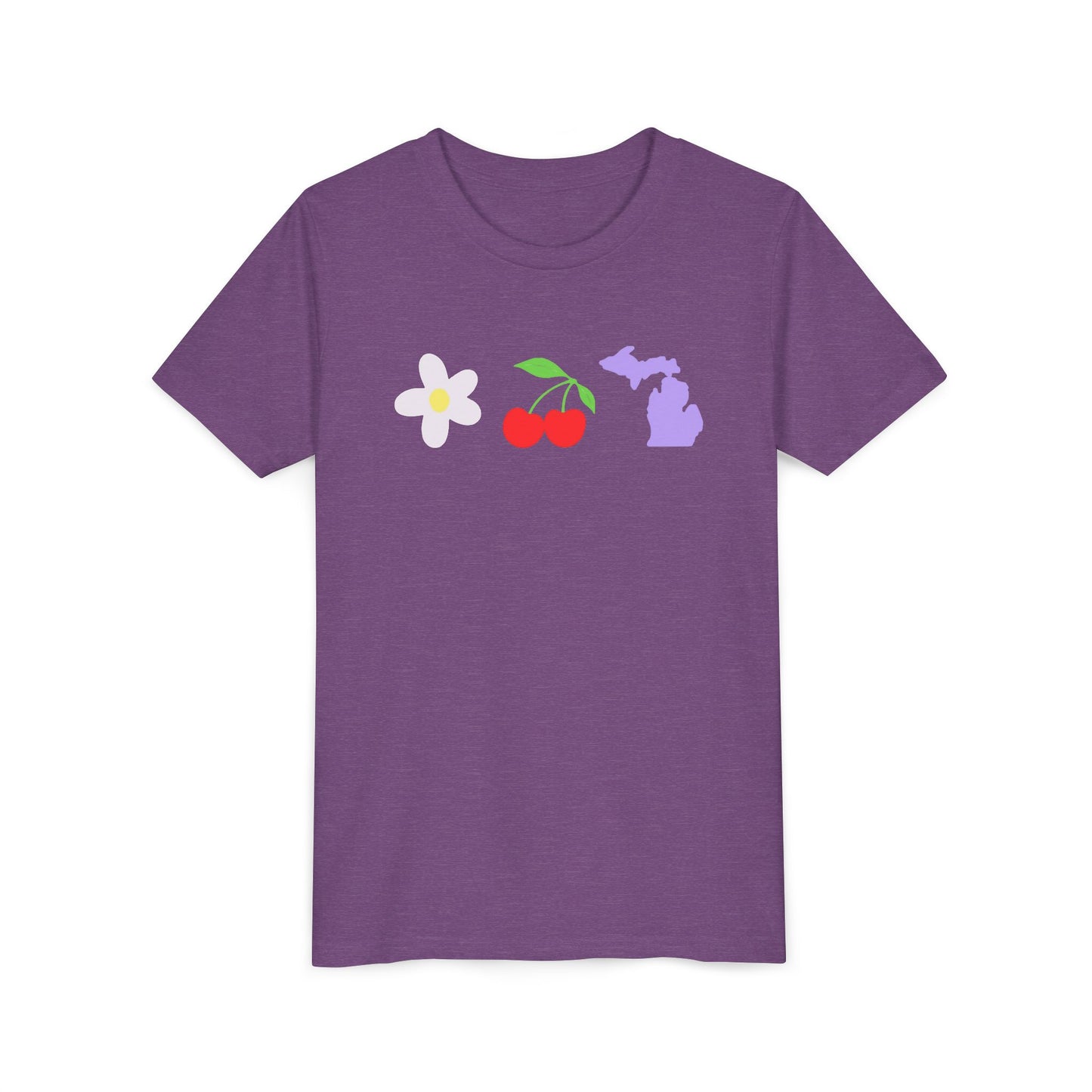 Youth Cherry Flower Michigan T
