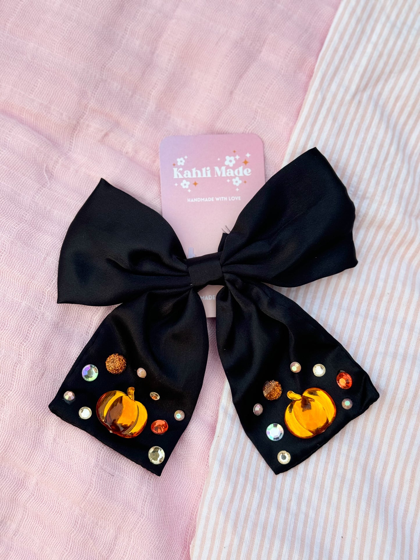 Pumpkin Gem Bow