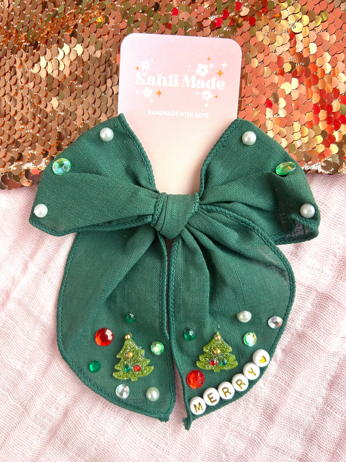 Green Merry Bow