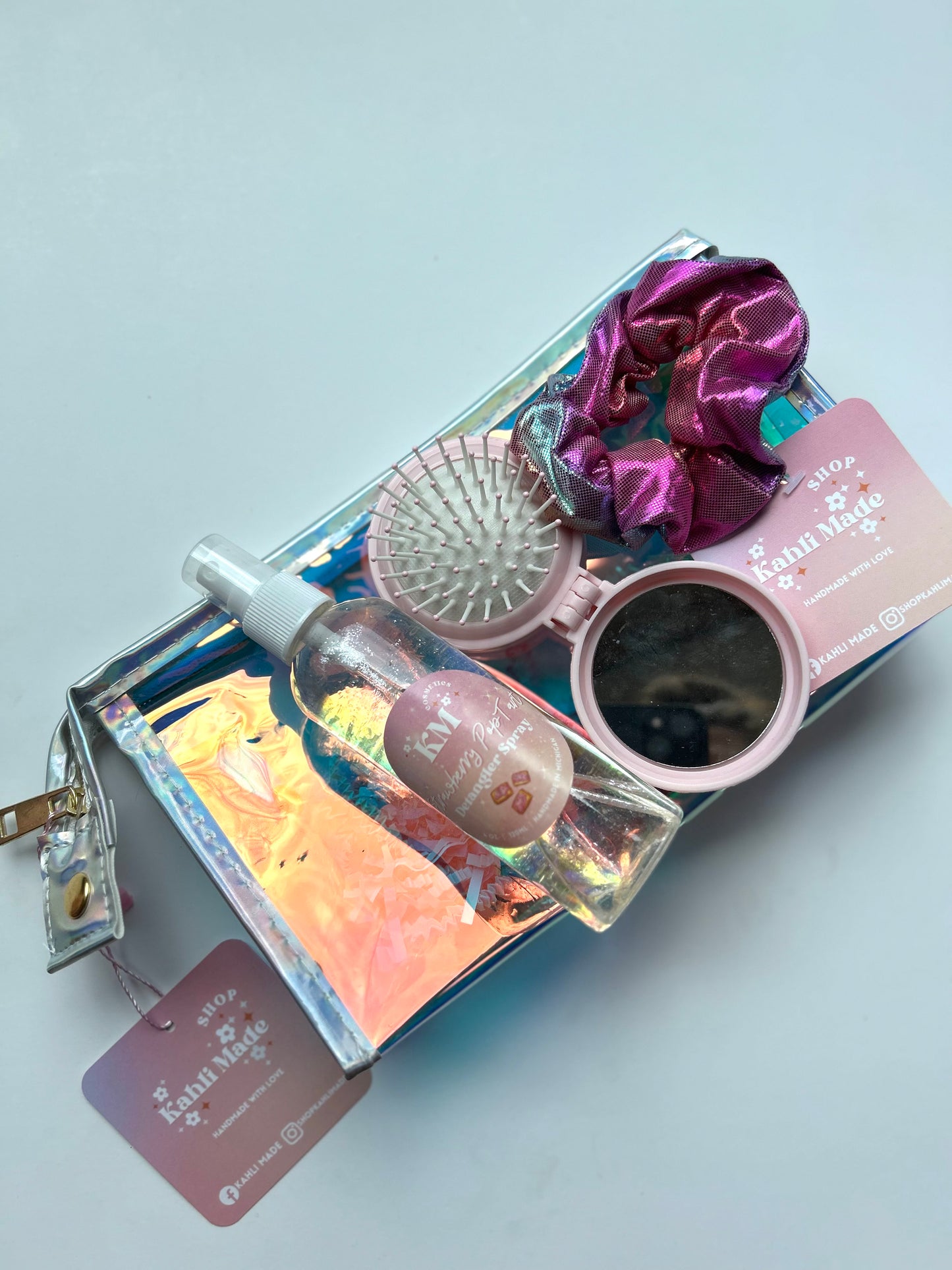 Strawberry Pop Tart Detangler Set