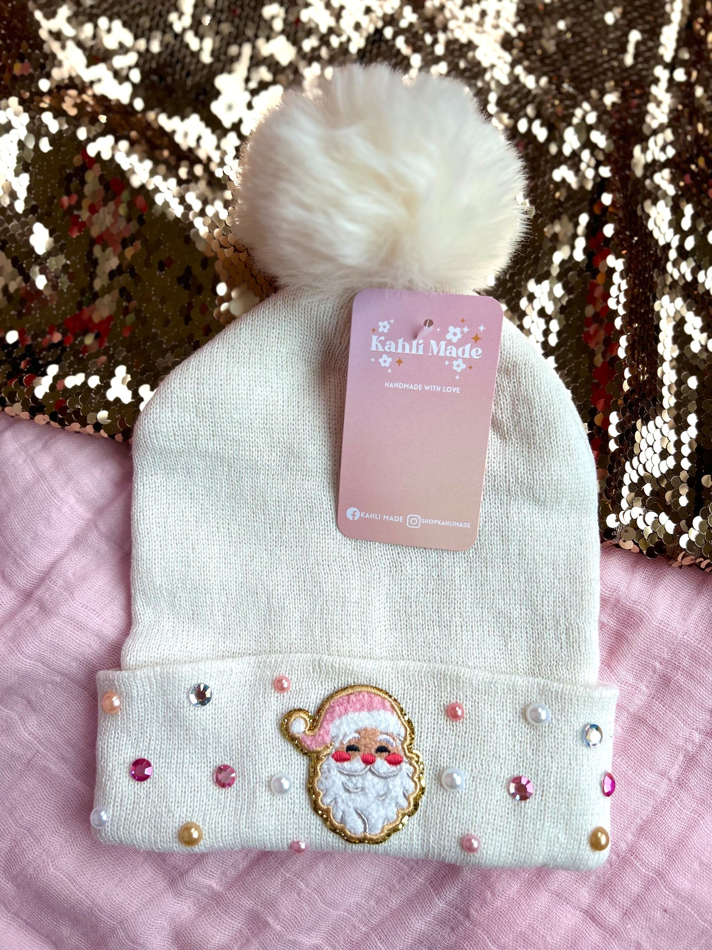 Pink Santa Hat