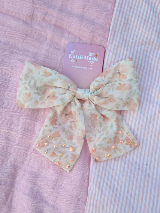 Floral Fall Bow