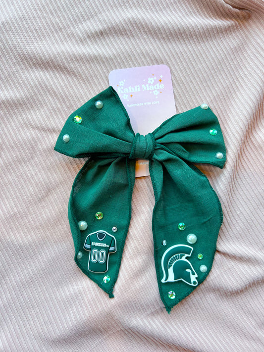 MSU Embellished Bow