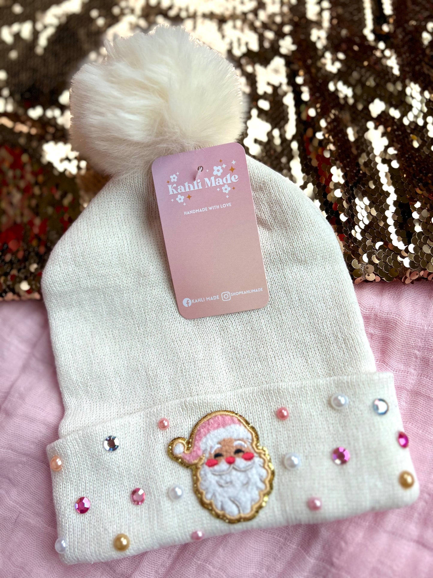 Pink Santa Hat