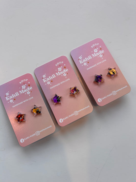 Spooky Star Studs