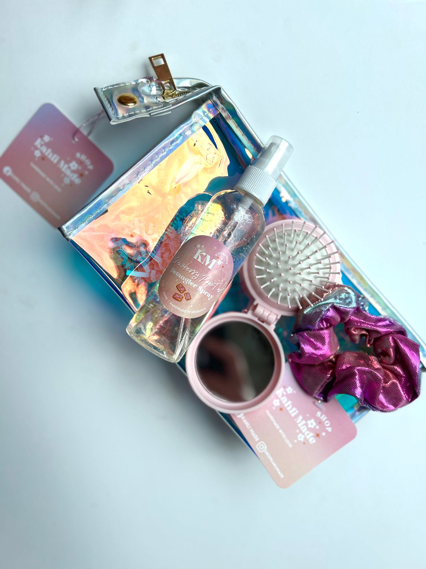 Strawberry Pop Tart Detangler Set