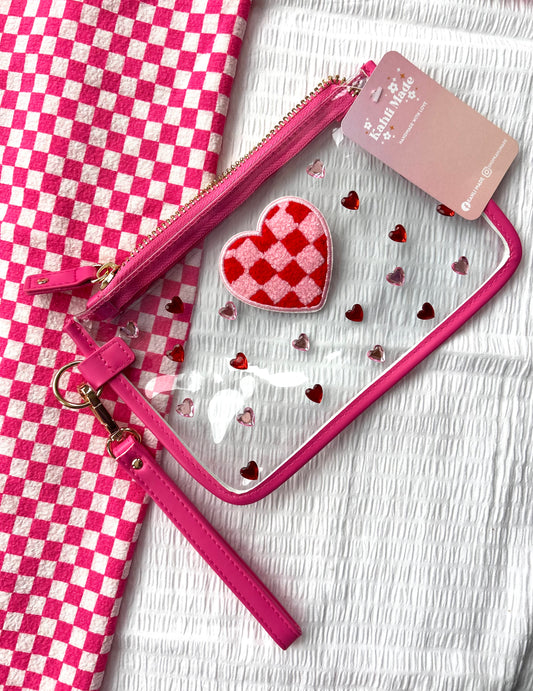 Valentine’s Wristlet + Crossbody