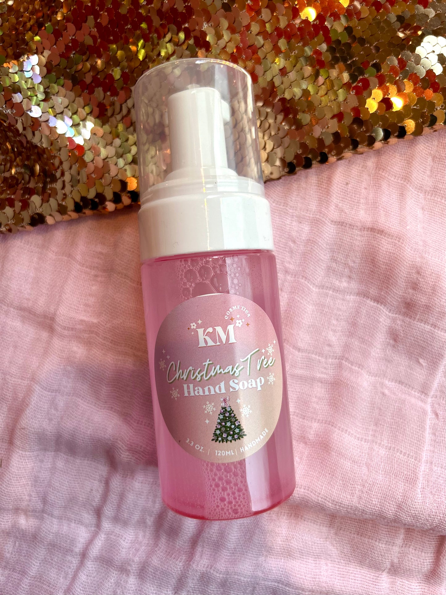 Christmas Tree Shimmer Hand Soap